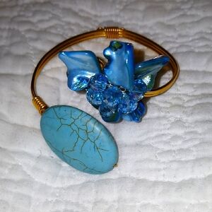 Blue and Gold Women's Bracelet